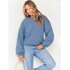 imageANRABESS Womens Sweatshirts Crewneck Fleece Oversized Pullover Sweater Spring Winter Cute Tops Teen Girls Preppy Clothes 2026Indigo Blue