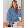 imageANRABESS Womens Sweatshirts Crewneck Fleece Oversized Pullover Sweater Spring Winter Cute Tops Teen Girls Preppy Clothes 2026Indigo Blue