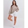 imageANRABESS Womens Sweatshirts Crewneck Fleece Oversized Pullover Sweater Spring Winter Cute Tops Teen Girls Preppy Clothes 2026Light Khaki