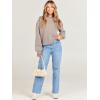 imageANRABESS Womens Sweatshirts Crewneck Fleece Oversized Pullover Sweater Spring Winter Cute Tops Teen Girls Preppy Clothes 2026Light Khaki