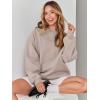 imageANRABESS Womens Sweatshirts Crewneck Fleece Oversized Pullover Sweater Spring Winter Cute Tops Teen Girls Preppy Clothes 2026Light Khaki