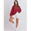imageANRABESS Womens Sweatshirts Crewneck Fleece Oversized Pullover Sweater Spring Winter Cute Tops Teen Girls Preppy Clothes 2026Red