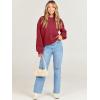 imageANRABESS Womens Sweatshirts Crewneck Fleece Oversized Pullover Sweater Spring Winter Cute Tops Teen Girls Preppy Clothes 2026Red