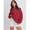 imageANRABESS Womens Sweatshirts Crewneck Fleece Oversized Pullover Sweater Spring Winter Cute Tops Teen Girls Preppy Clothes 2026Red