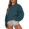 imageANRABESS Womens Sweatshirts Crewneck Fleece Oversized Pullover Sweater Spring Winter Cute Tops Teen Girls Preppy Clothes 2026Deep Blue