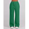 imageANRABESS Womens 2 Piece Outfits Half Zip Sweatshirt amp Wide Leg Pants Airport Travel Lounge Matching Sets Sweatsuits ClothingGreen