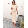 imageANRABESS Womens 2 Piece Skirt SetsStriped Knit Sweater Midi DressComfy CuteLounge Casual Travel for Summer or Early FallBeige