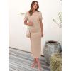 imageANRABESS Womens 2 Piece Skirt SetsStriped Knit Sweater Midi DressComfy CuteLounge Casual Travel for Summer or Early FallBright Tan