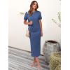 imageANRABESS Womens 2 Piece Skirt SetsStriped Knit Sweater Midi DressComfy CuteLounge Casual Travel for Summer or Early FallDark Blue