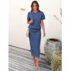 imageANRABESS Womens 2 Piece Skirt SetsStriped Knit Sweater Midi DressComfy CuteLounge Casual Travel for Summer or Early FallDark Blue