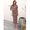 imageANRABESS Womens 2 Piece Skirt SetsStriped Knit Sweater Midi DressComfy CuteLounge Casual Travel for Summer or Early FallNutmeg