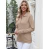 imageANRABESS Womens Long Sleeve Polo Sweaters Knit Button Shirt Lightweight Dressy Casual Basic Pullover Tops 2025 Fall Fashion