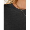 imageANRABESS Womens Short Sleeve Sweater Scoop Neck 2026 Casual Lightweight Pullover Tops Spring Summer ClothesBlack