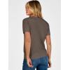 imageANRABESS Womens Short Sleeve Sweater Scoop Neck 2026 Casual Lightweight Pullover Tops Spring Summer ClothesCoffee