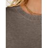 imageANRABESS Womens Short Sleeve Sweater Scoop Neck 2026 Casual Lightweight Pullover Tops Spring Summer ClothesCoffee