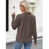 imageANRABESS Lightweight Sweaters for Women Long Sleeve V Neck Shirts Business Casual Work Blouses 2025 Fall Knit Pullover TopsTaupe