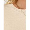 imageANRABESS Short Sleeve Sweater for Women Lightweight Crewneck Wool Blend Sweaters Tops Spring Summer Business Casual OutfitsBeige