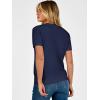 imageANRABESS Short Sleeve Sweater for Women Lightweight Crewneck Wool Blend Sweaters Tops Spring Summer Business Casual OutfitsNavy Blue
