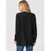 imageANRABESS Womens Cardigans 2026 Fall Dressy Casual Long Sleeve Crewneck Button Down Open Front Soft Knit Cardigan SweatersBlack