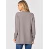 imageANRABESS Womens Cardigans 2026 Fall Dressy Casual Long Sleeve Crewneck Button Down Open Front Soft Knit Cardigan SweatersBright Camel