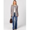 imageANRABESS Womens Cardigans 2026 Fall Dressy Casual Long Sleeve Crewneck Button Down Open Front Soft Knit Cardigan SweatersBright Camel