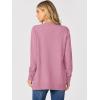 imageANRABESS Womens Cardigans 2026 Fall Dressy Casual Long Sleeve Crewneck Button Down Open Front Soft Knit Cardigan SweatersCoral Pink