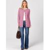 imageANRABESS Womens Cardigans 2026 Fall Dressy Casual Long Sleeve Crewneck Button Down Open Front Soft Knit Cardigan SweatersCoral Pink
