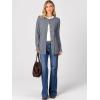 imageANRABESS Womens Cardigans 2026 Fall Dressy Casual Long Sleeve Crewneck Button Down Open Front Soft Knit Cardigan SweatersDark Grey