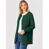 imageANRABESS Womens Cardigans 2026 Fall Dressy Casual Long Sleeve Crewneck Button Down Open Front Soft Knit Cardigan SweatersForest Green