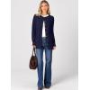 imageANRABESS Womens Cardigans 2026 Fall Dressy Casual Long Sleeve Crewneck Button Down Open Front Soft Knit Cardigan SweatersNavy Blue