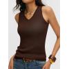 imageANRABESS Womens Wool Blend Tank Tops V Neck Sleeveless Sweater Business Casual Work Knit Shirts Slim Fit 2026 Summer OutfitsChocolate Brown