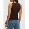 imageANRABESS Womens Wool Blend Tank Tops V Neck Sleeveless Sweater Business Casual Work Knit Shirts Slim Fit 2026 Summer OutfitsChocolate Brown