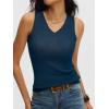 imageANRABESS Womens Wool Blend Tank Tops V Neck Sleeveless Sweater Business Casual Work Knit Shirts Slim Fit 2026 Summer OutfitsDark Teal
