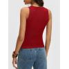 imageANRABESS Womens Wool Blend Tank Tops V Neck Sleeveless Sweater Business Casual Work Knit Shirts Slim Fit 2026 Summer OutfitsRed