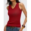 imageANRABESS Womens Wool Blend Tank Tops V Neck Sleeveless Sweater Business Casual Work Knit Shirts Slim Fit 2026 Summer OutfitsRed