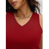 imageANRABESS Womens Wool Blend Tank Tops V Neck Sleeveless Sweater Business Casual Work Knit Shirts Slim Fit 2026 Summer OutfitsRed