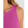 imageANRABESS Bodysuits for Women Summer Sleeveless Slim Fitted Crew Neck Bodysuit Tank Tops 2026 Sexy Going Out Trendy OutfitsHot Pink