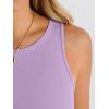 imageANRABESS Bodysuits for Women Summer Sleeveless Slim Fitted Crew Neck Bodysuit Tank Tops 2026 Sexy Going Out Trendy OutfitsLight Purple