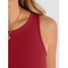 imageANRABESS Bodysuits for Women Summer Sleeveless Slim Fitted Crew Neck Bodysuit Tank Tops 2026 Sexy Going Out Trendy OutfitsRed