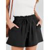 imageANRABESS Linen Shorts for Women Summer Casual Wide Leg Loose High Waist Drawstring Dressy Shorts 2026 Beach Vacation ClothesBlack