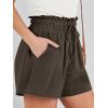 imageANRABESS Linen Shorts for Women Summer Casual Wide Leg Loose High Waist Drawstring Dressy Shorts 2026 Beach Vacation ClothesCoffee