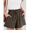 imageANRABESS Linen Shorts for Women Summer Casual Wide Leg Loose High Waist Drawstring Dressy Shorts 2026 Beach Vacation ClothesCoffee