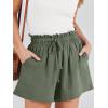 imageANRABESS Linen Shorts for Women Summer Casual Wide Leg Loose High Waist Drawstring Dressy Shorts 2026 Beach Vacation ClothesGreen