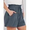 imageANRABESS Linen Shorts for Women Summer Casual Wide Leg Loose High Waist Drawstring Dressy Shorts 2026 Beach Vacation ClothesGrey