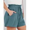 imageANRABESS Linen Shorts for Women Summer Casual Wide Leg Loose High Waist Drawstring Dressy Shorts 2026 Beach Vacation ClothesLake