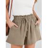 imageANRABESS Linen Shorts for Women Summer Casual Wide Leg Loose High Waist Drawstring Dressy Shorts 2026 Beach Vacation ClothesLight Brown