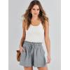 imageANRABESS Linen Shorts for Women Summer Casual Wide Leg Loose High Waist Drawstring Dressy Shorts 2026 Beach Vacation ClothesLight Grey