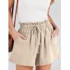 imageANRABESS Linen Shorts for Women Summer Casual Wide Leg Loose High Waist Drawstring Dressy Shorts 2026 Beach Vacation ClothesLight Khaki