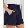 imageANRABESS Linen Shorts for Women Summer Casual Wide Leg Loose High Waist Drawstring Dressy Shorts 2026 Beach Vacation ClothesNavy Blue