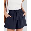 imageANRABESS Linen Shorts for Women Summer Casual Wide Leg Loose High Waist Drawstring Dressy Shorts 2026 Beach Vacation ClothesNavy Blue